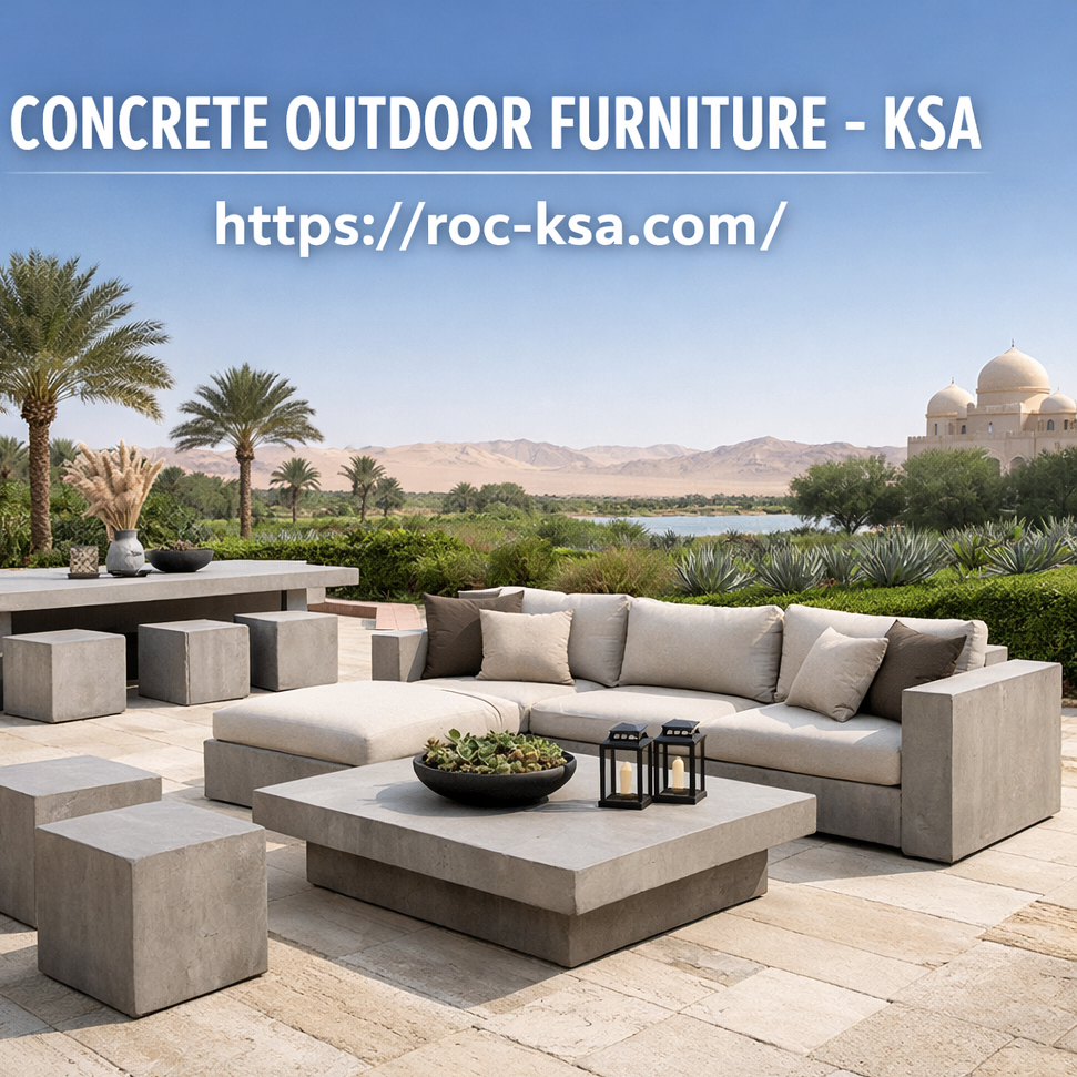 Concrete Outdoor  Furniture KSA 